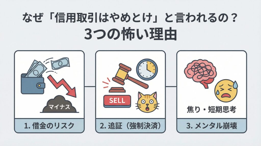 なぜ「信用取引はやめとけ」と言われるの? 3つの怖い理由