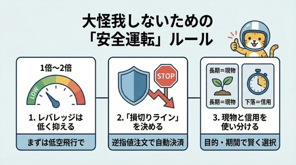 それでもやりたい人へ。大怪我しないための「安全運転」ルール