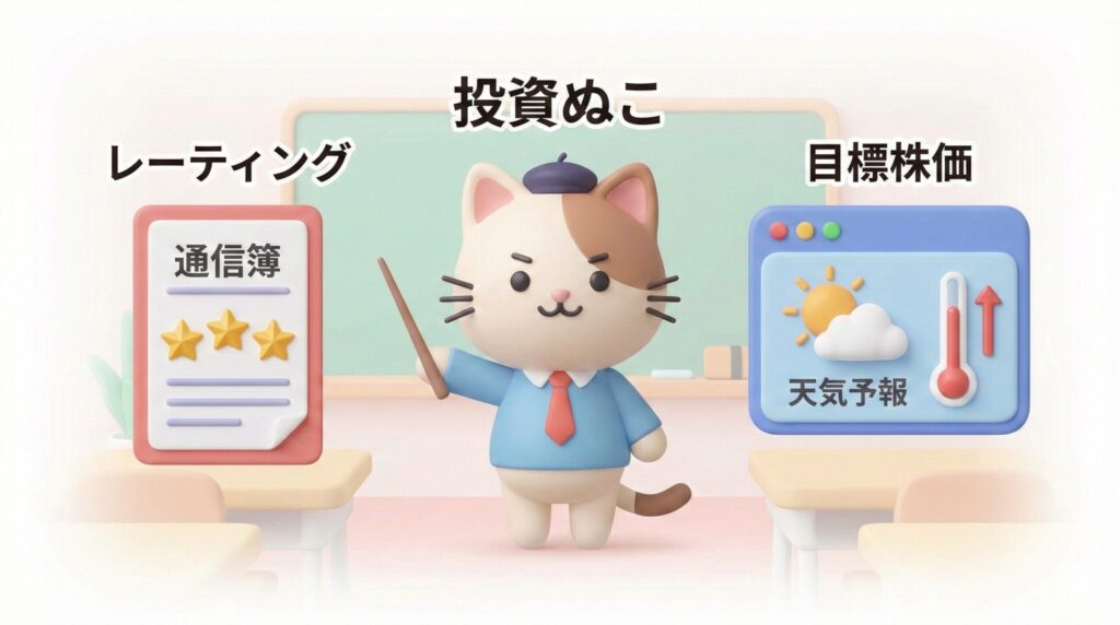 「レーティング」と「目標株価」ってそもそも何?